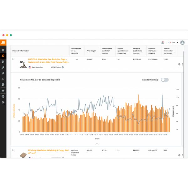 Product Tracker Jungle Scout